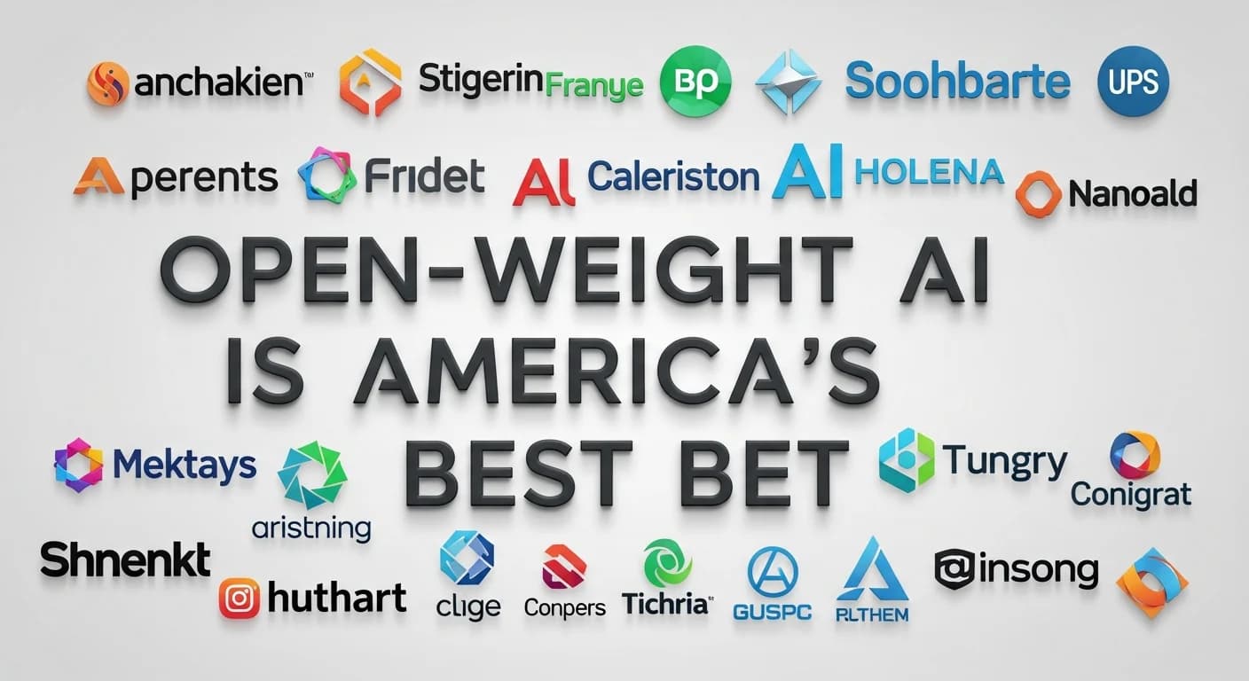 41 companies, one message: open-weight AI is America's best bet