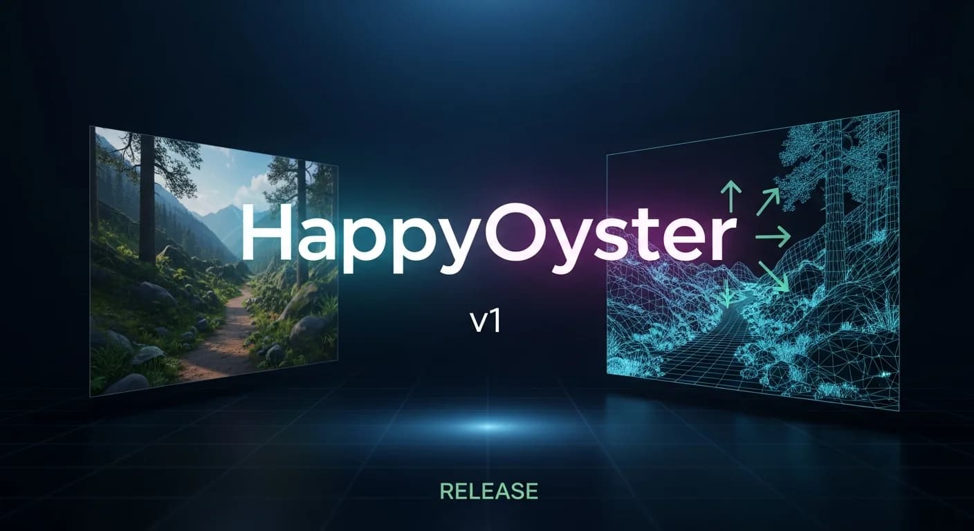 Alibaba's HappyOyster builds a drivable 3D world from a single photo, and the catch is worth watching