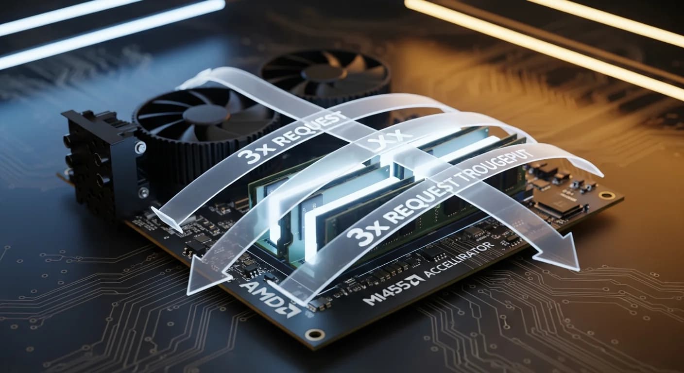 AMD MI455X doubles memory capacity, Hugging Face tests confirm 3x request throughput