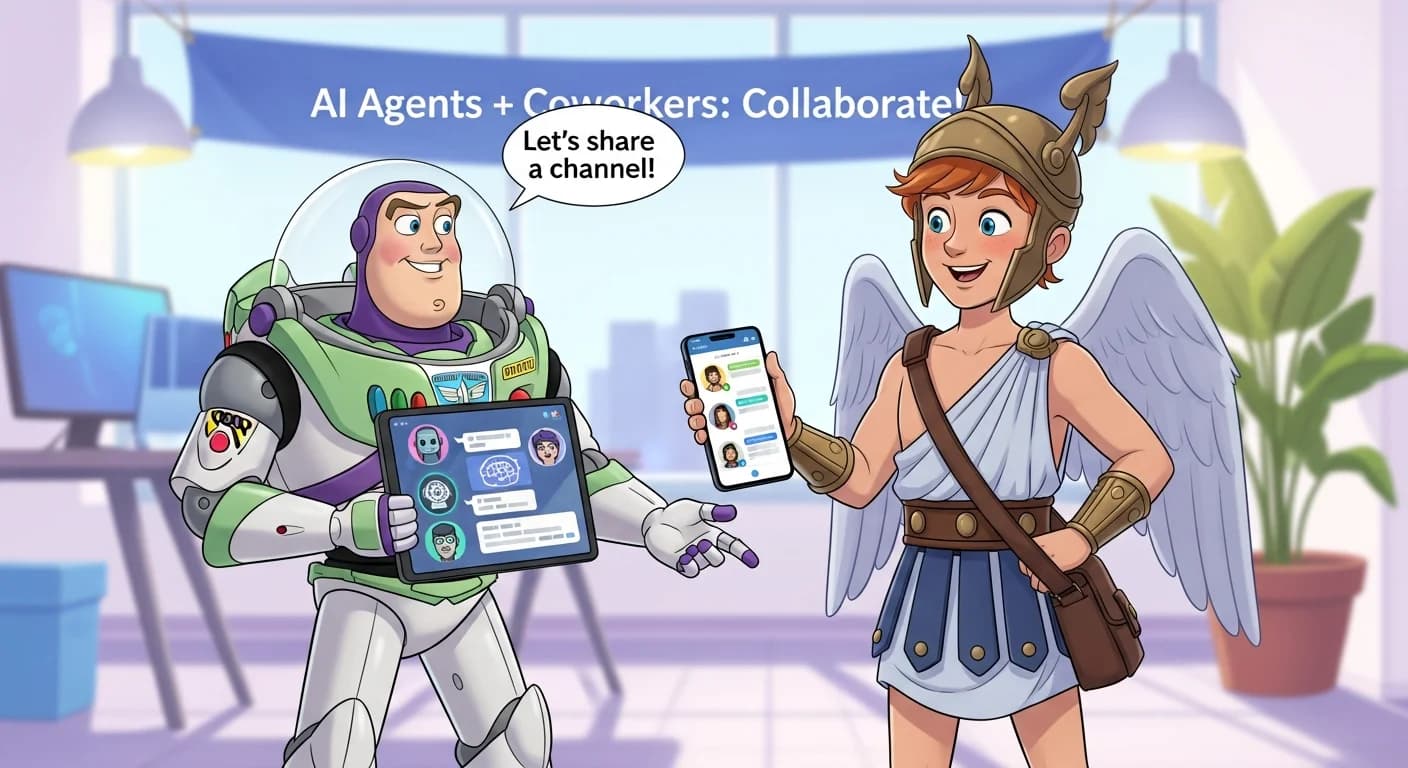 Buzz 和 Hermes 让 AI 代理与同事共享频道