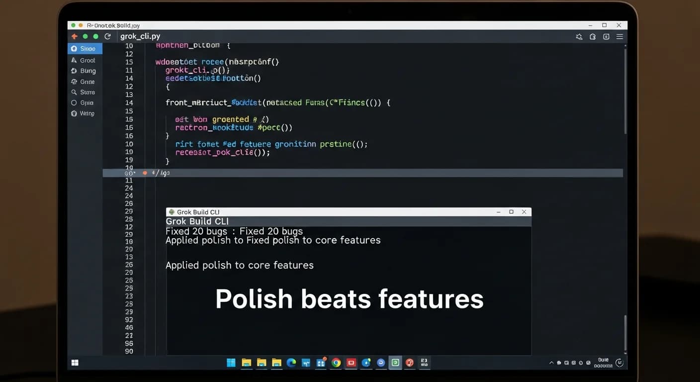 Grok Build CLI fixed 20 bugs and proved polish beats features
