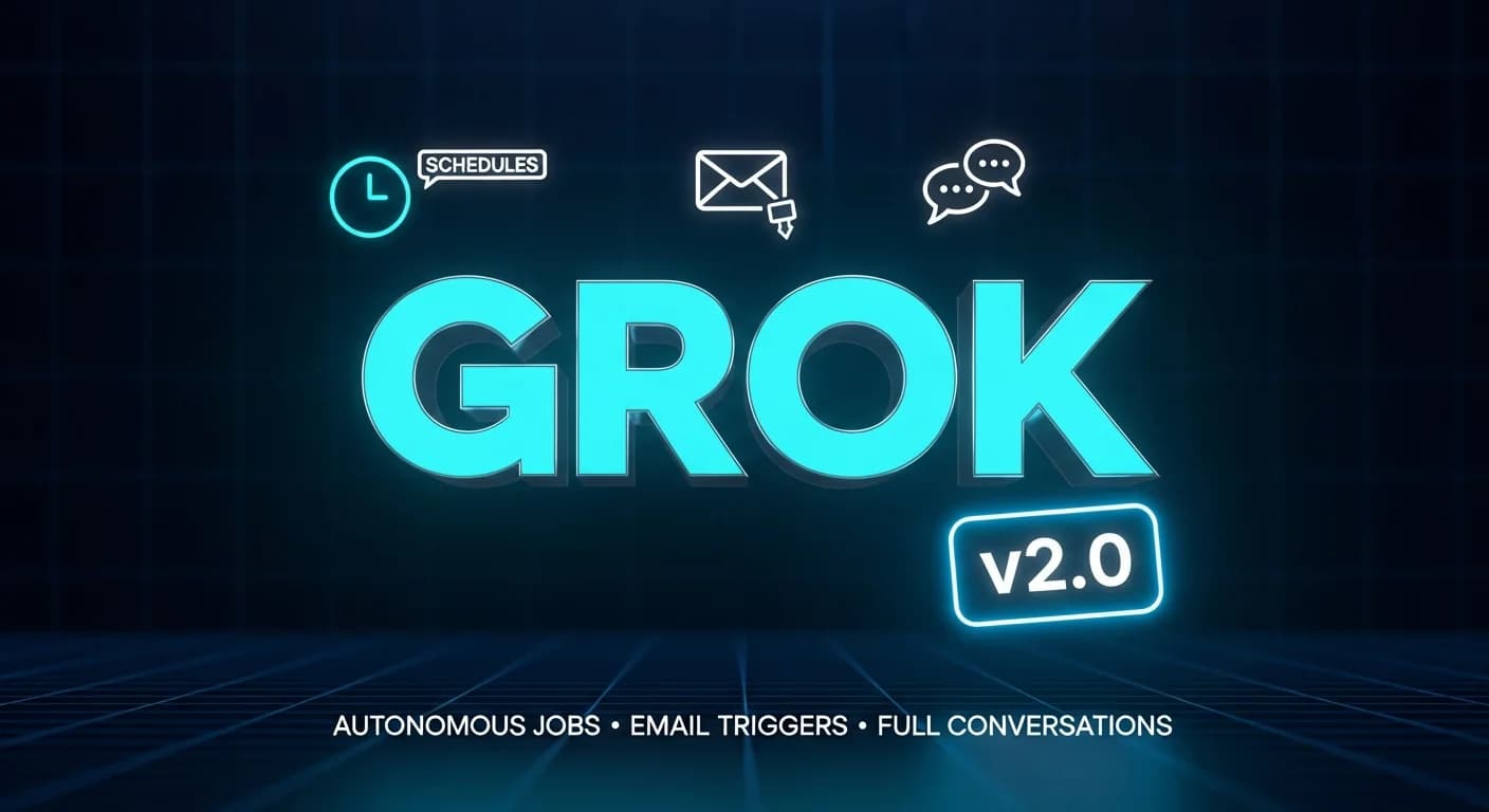 Grok peut désormais exécuter des tâches de manière autonome : planification, déclencheurs par e-mail et conversations complètes