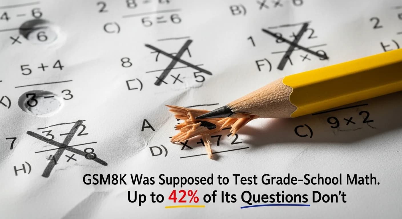GSM8K Was Supposed to Test Grade-School Math. Up to 42% of Its Questions Don't