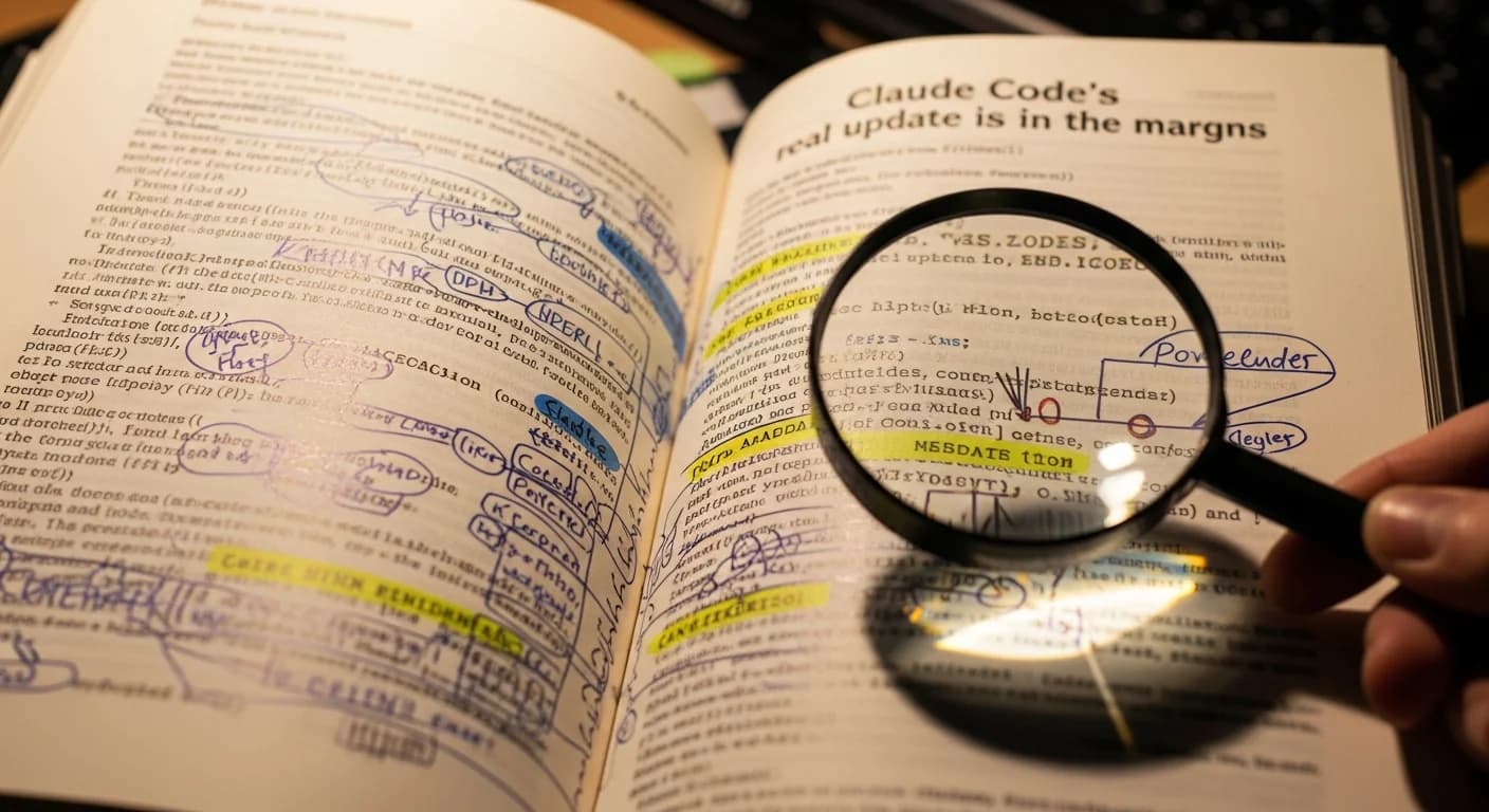 忽略新模型。Claude Code 的真正更新在细节之处