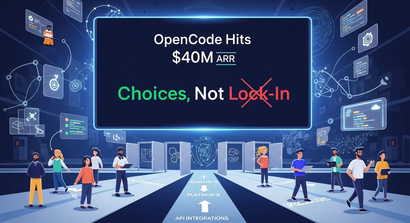 OpenCode通过押注开发者想要选择而非锁定,实现4000万美元ARR
