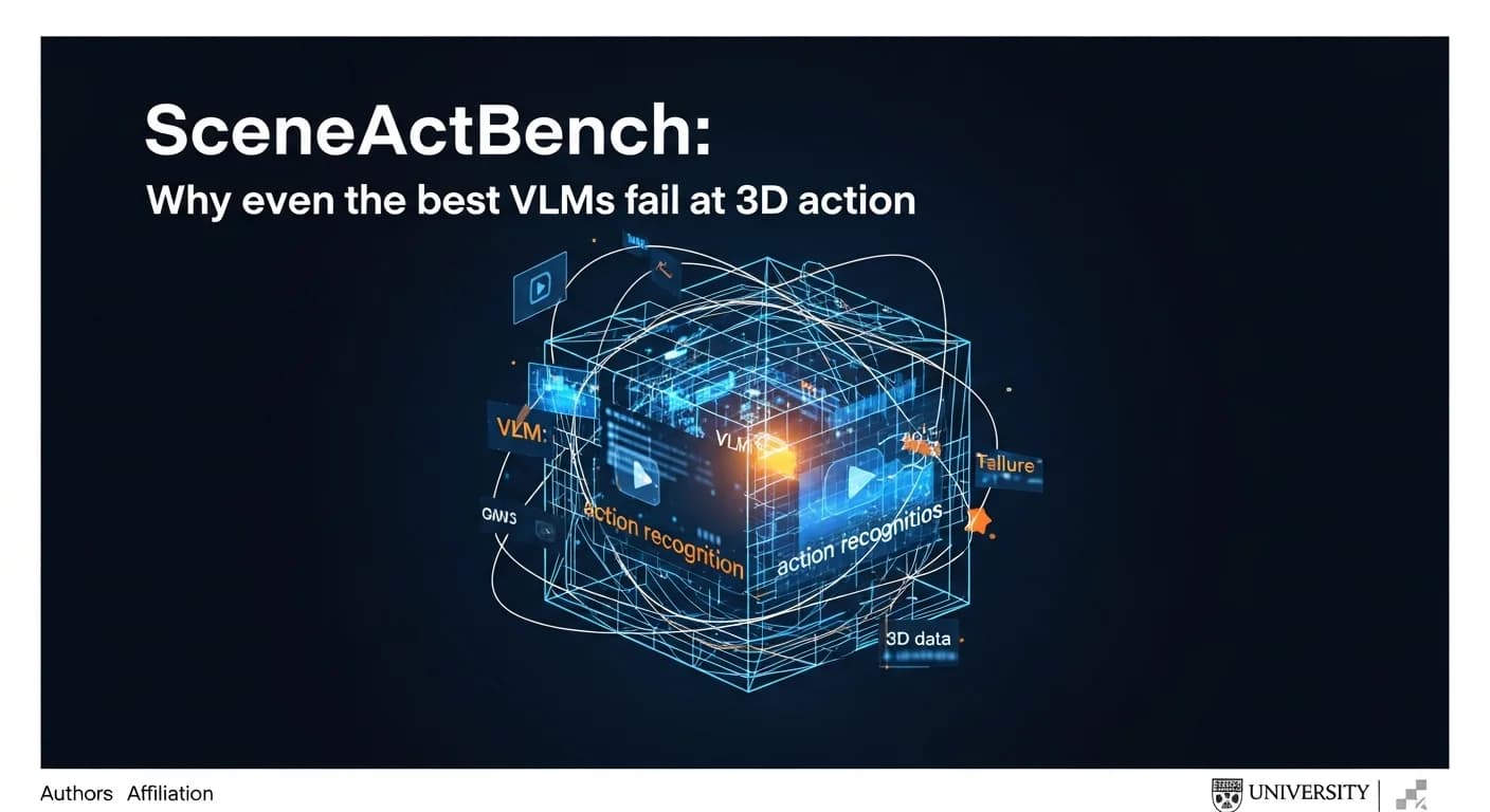 SceneActBench:为何最优秀的VLM在3D动作任务上也会失败