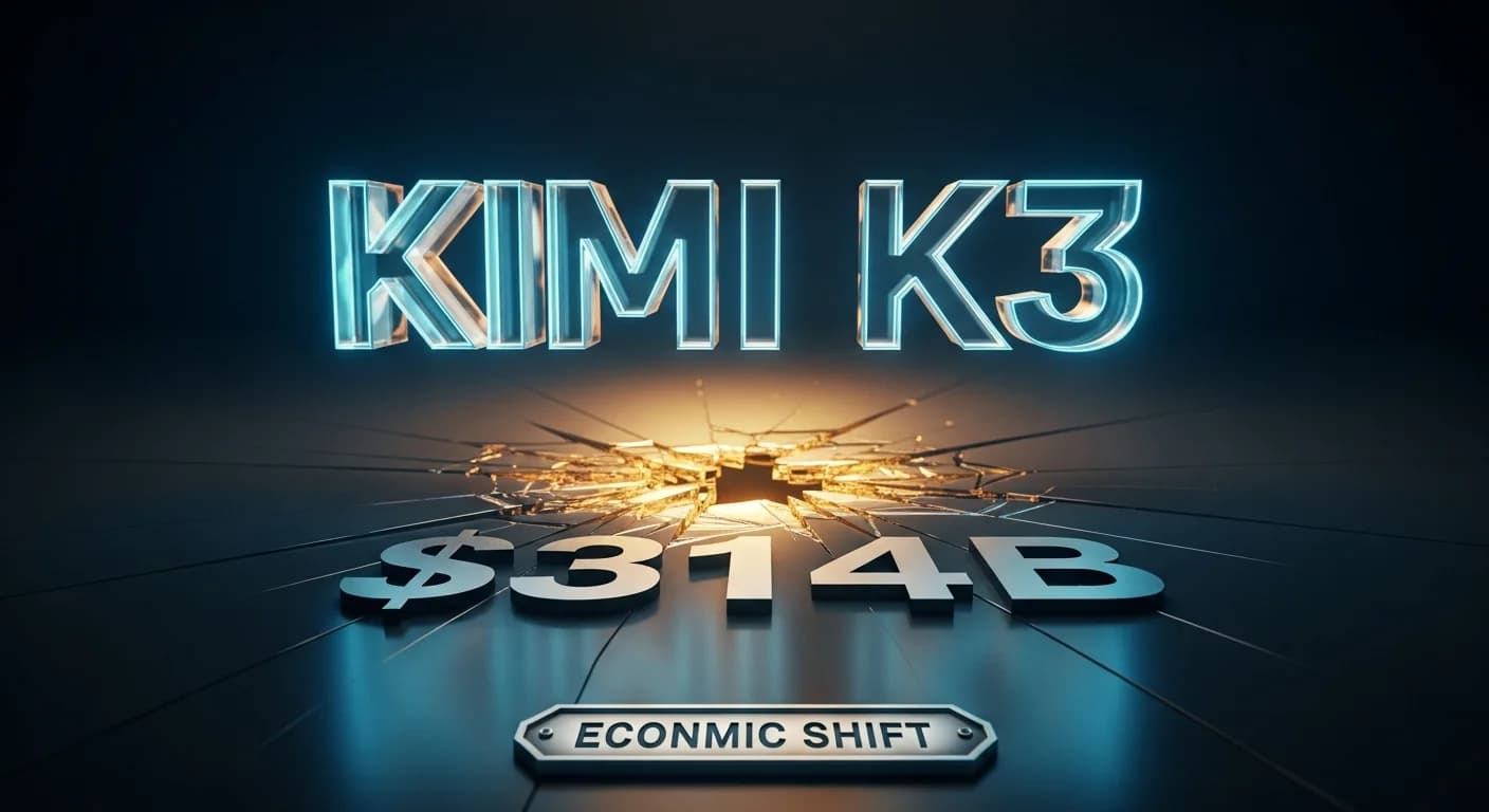 L'hypothèse à 314 milliards de dollars qui vient de voler en éclats : comment le Kimi K3 chinois a redessiné l'économie de l'IA