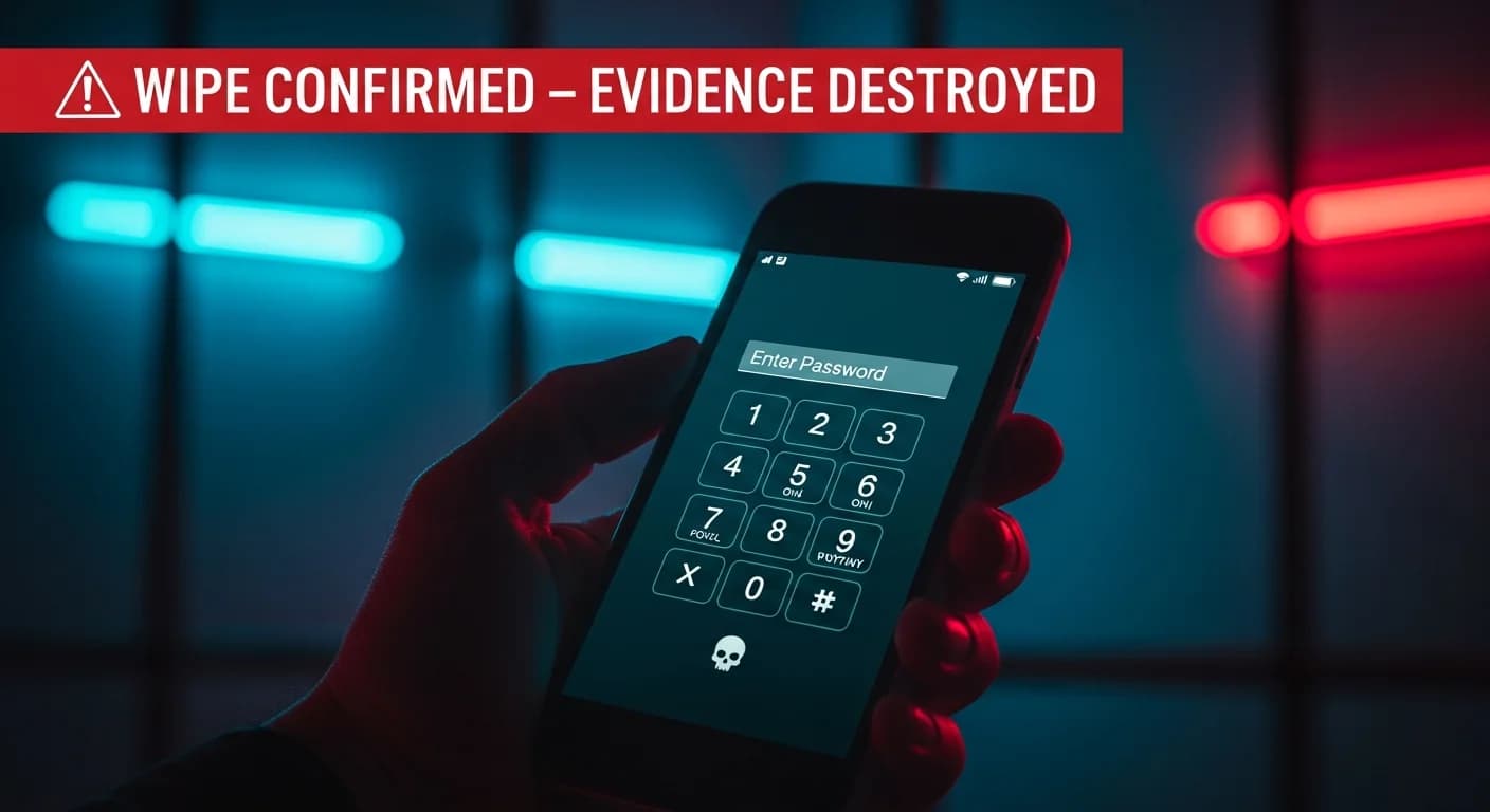 The duress password trap: when wiping your phone becomes a crime