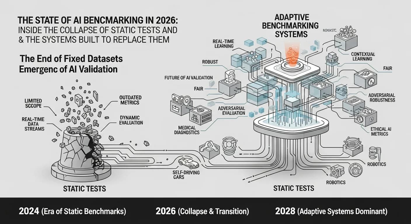 2026年AI基准测试现状:静态测试的崩溃与替代系统的构建