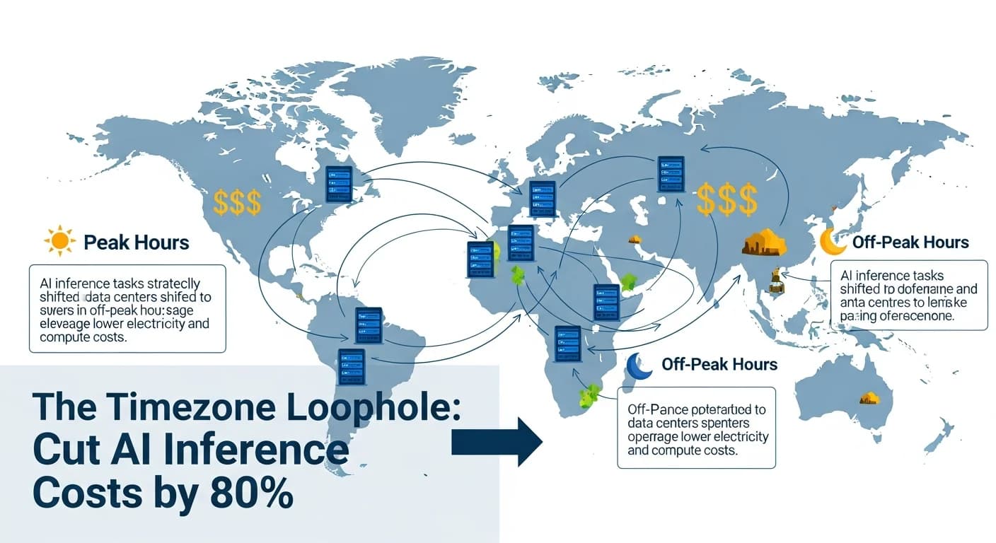 The timezone loophole that cuts AI inference costs by 80%