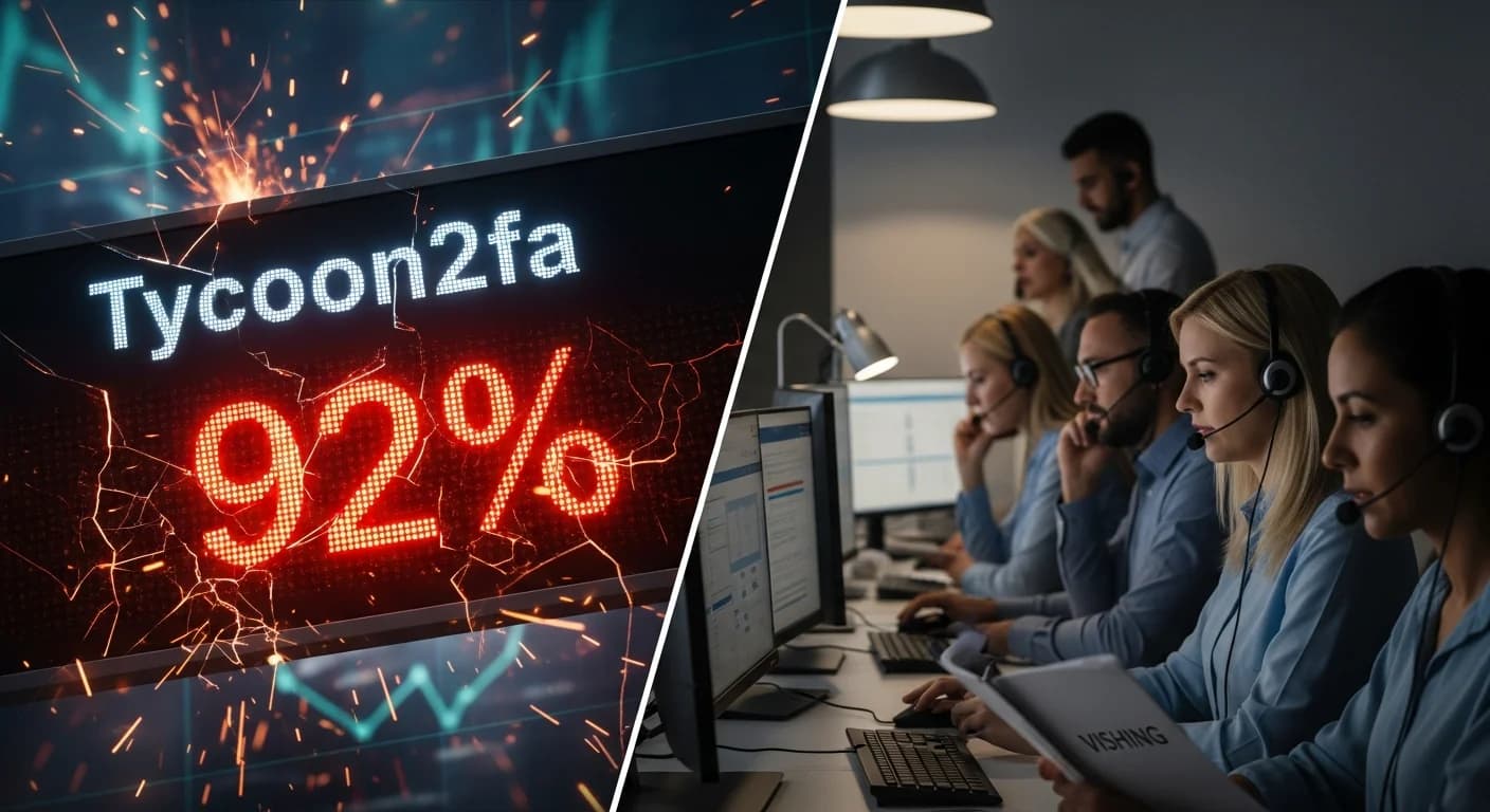 Tycoon2FA 崩溃 92% 及 Teams 语音钓鱼悄然崛起