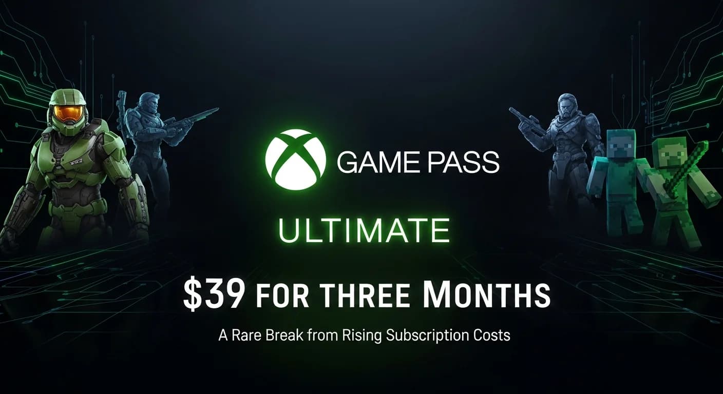 Xbox Game Pass Ultimate Drops to $39 for Three Months, a Rare Break from Rising Subscription Costs