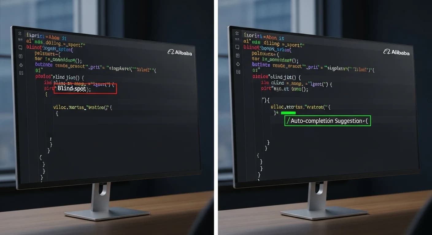 The blind spot in AI-generated code that Alibaba fixes mid-sentence