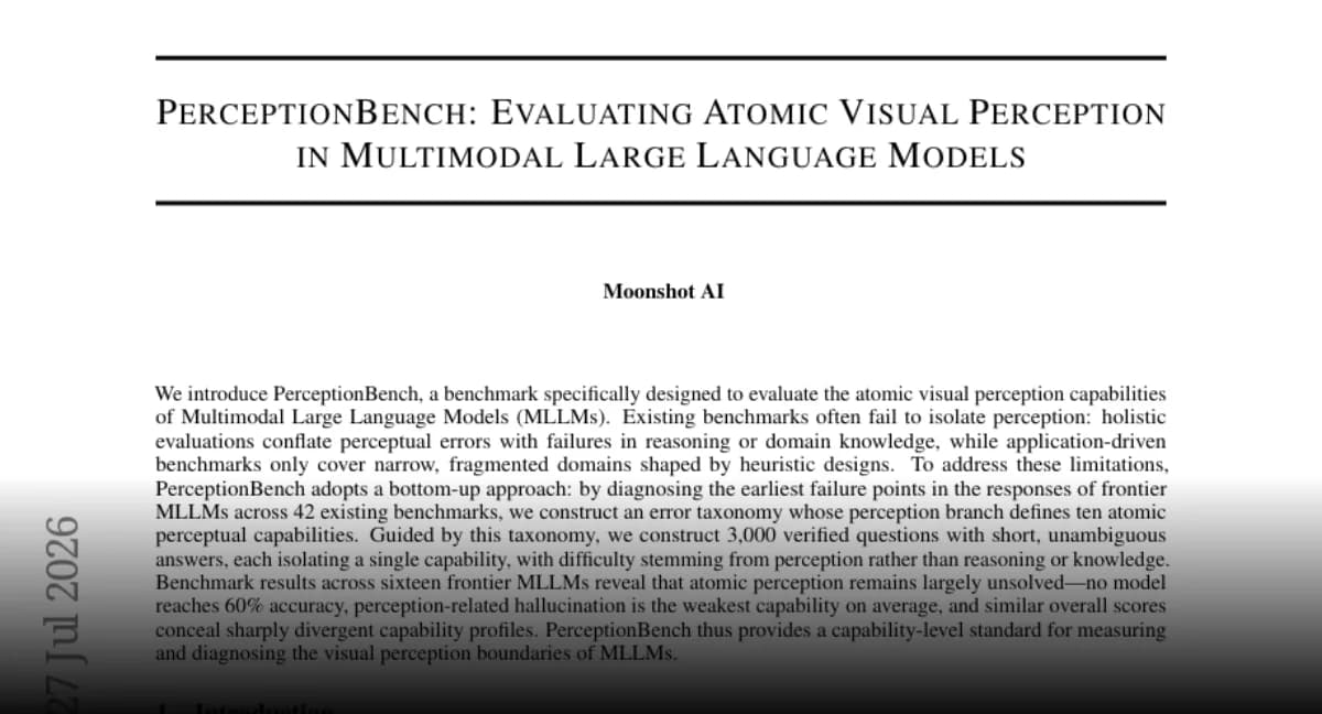 Frontier AI vision models fail at basic perception, new benchmark shows