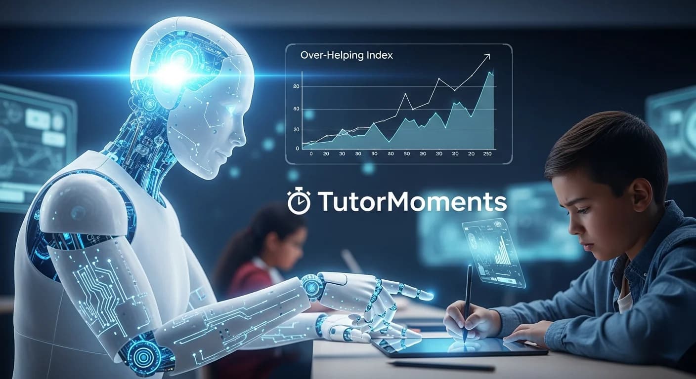 AI tutors over-help by design. TutorMoments quantifies it