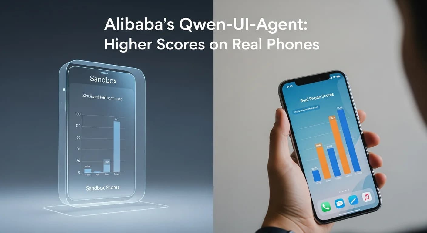Alibaba's Qwen-UI-Agent scores higher on real phones than in sandboxes