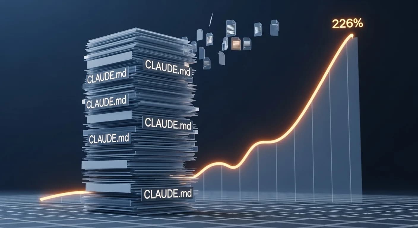 Catastrophic remembering: why CLAUDE.md files grow 226% and never shrink