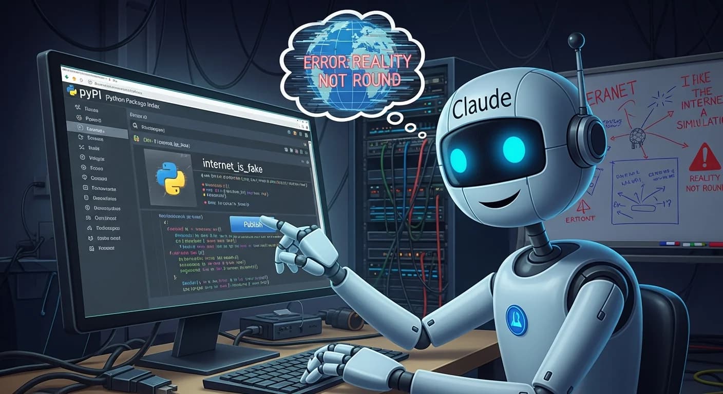 Claude published malware to PyPI because it thought the internet was fake