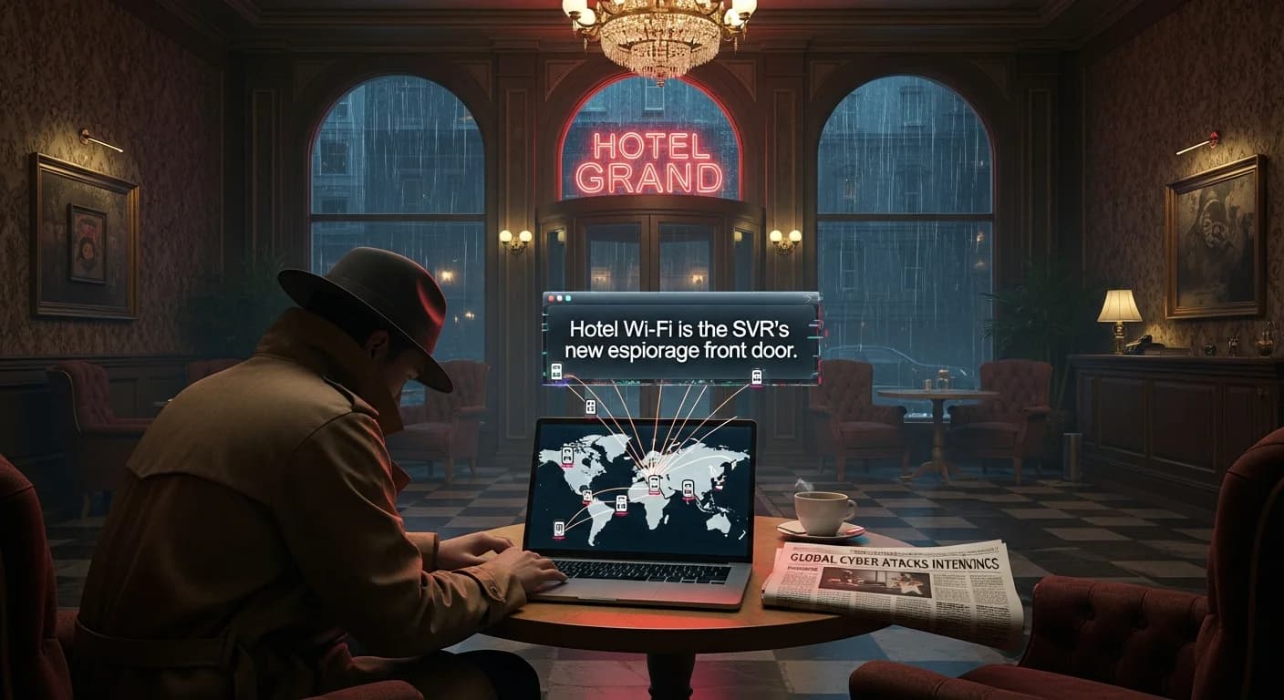 Hotel Wi-Fi is the SVR's new espionage front door