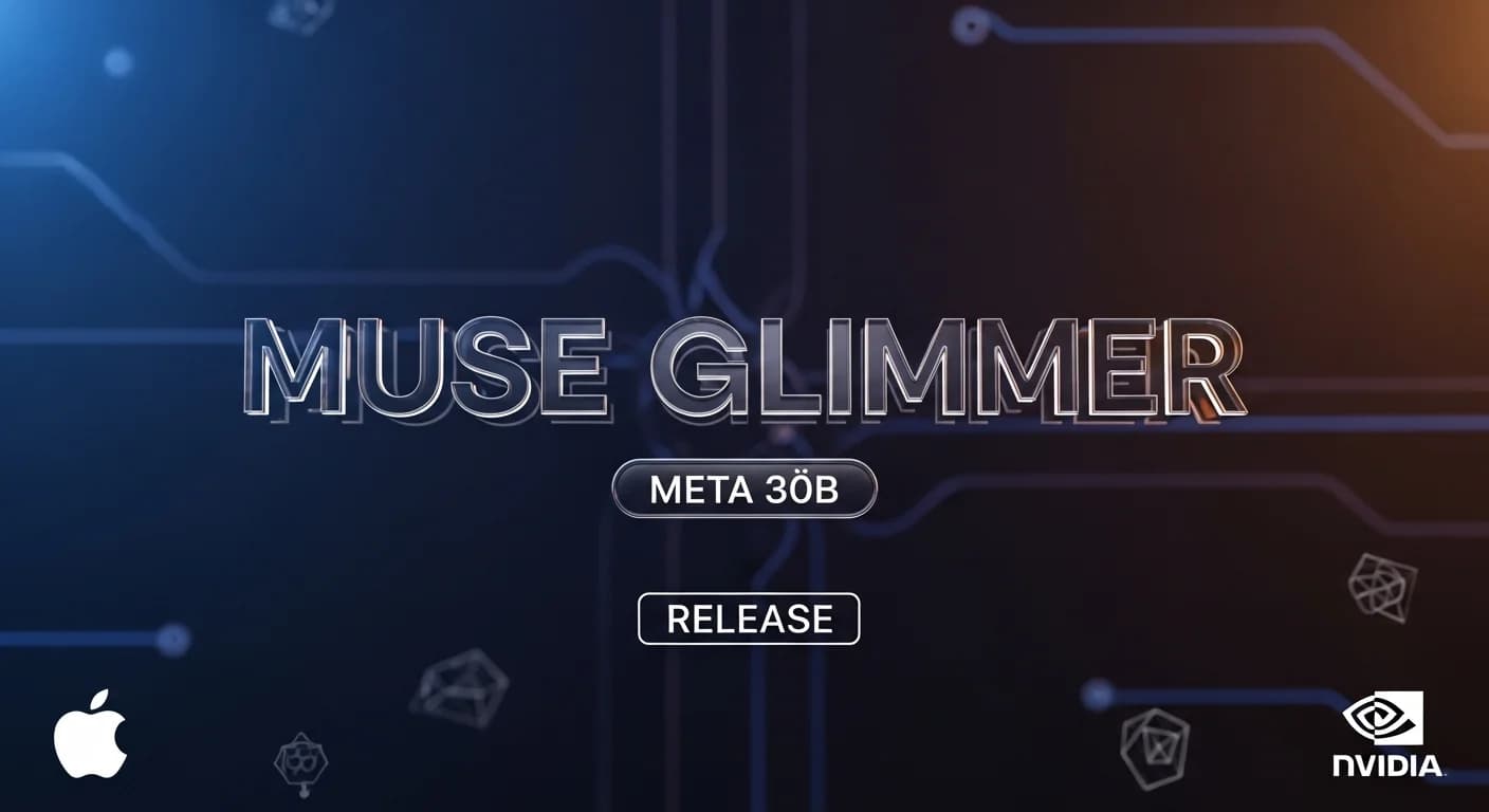 Meta's 30B Muse Glimmer hits Apple Silicon first, NVIDIA support follows