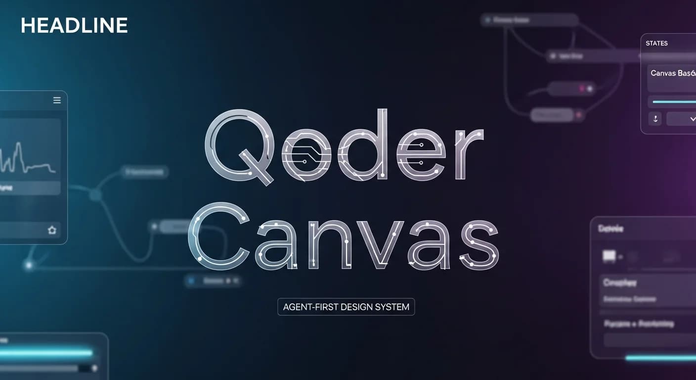 Qoder Canvas: a design system built for agents, not humans