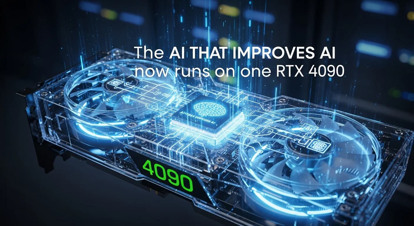 能改进AI的AI,现在可在单张RTX 4090上运行