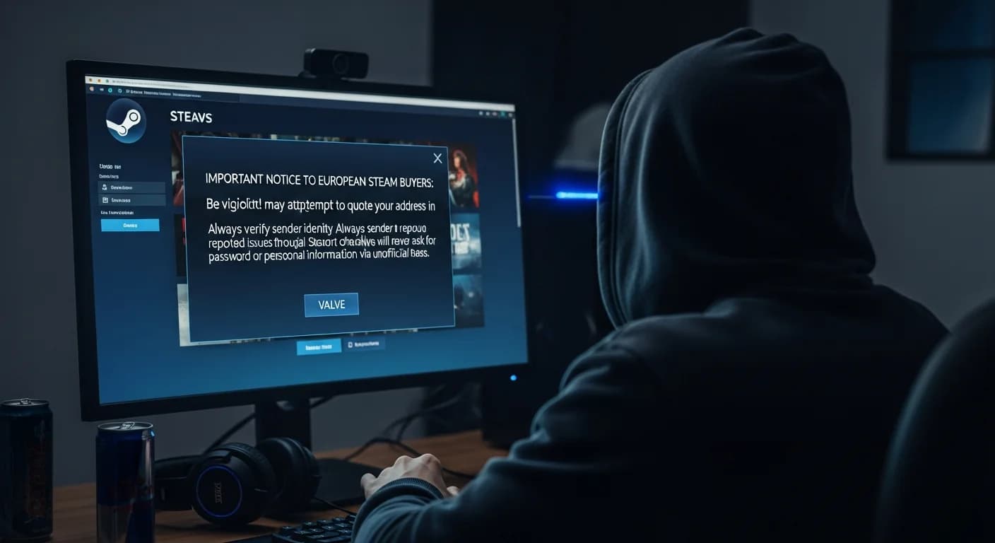 Valve met en garde les acheteurs Steam européens : les fraudeurs peuvent citer votre adresse
