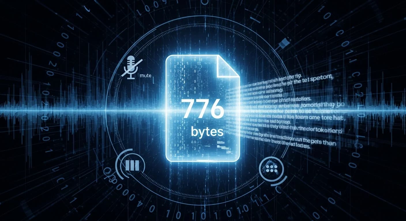 Voice Memory:一个 776 字节的文件,告诉语音识别何时什么都不做