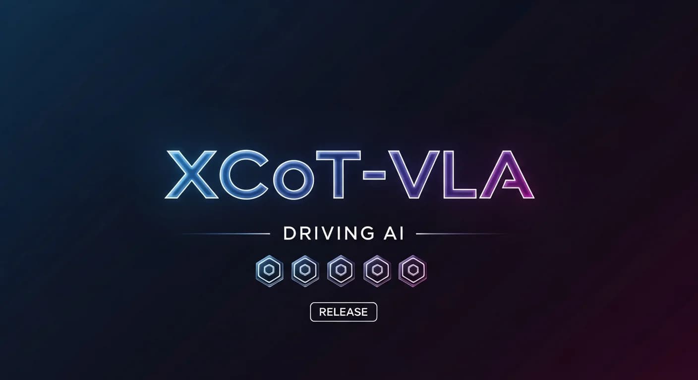 XCoT-VLA: driving AI that reasons in six tokens, not a paragraph