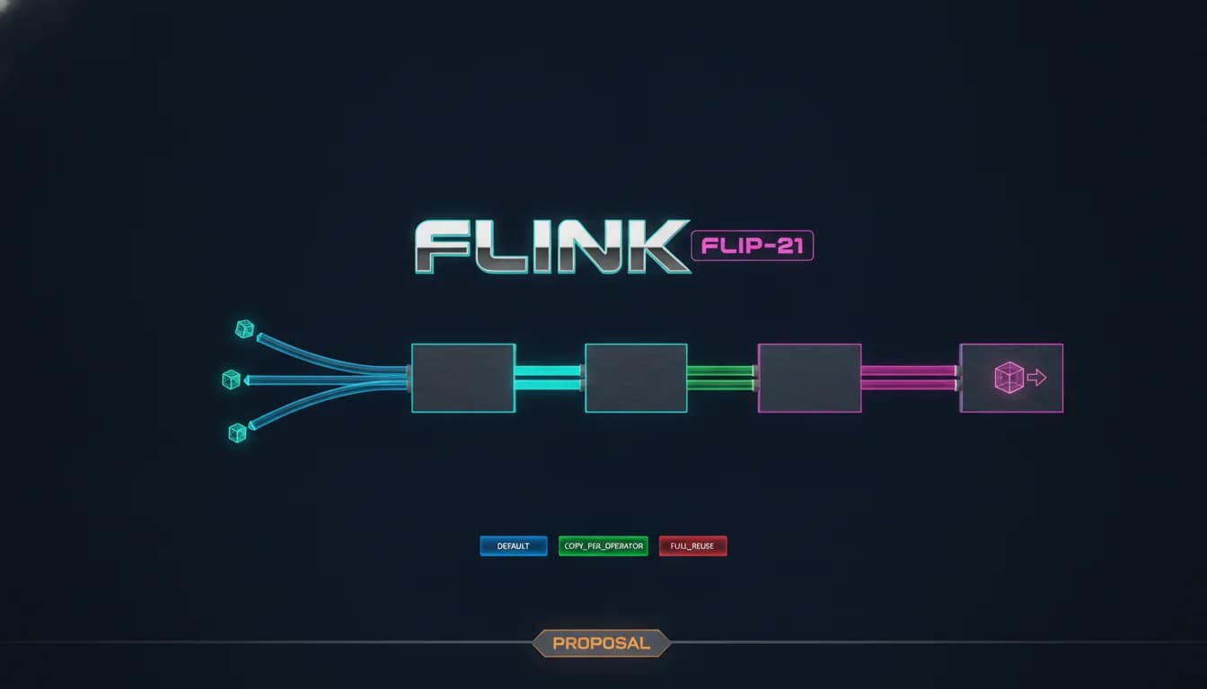 Apache Flink wants to stop copying data at every operator. That's the easy part
