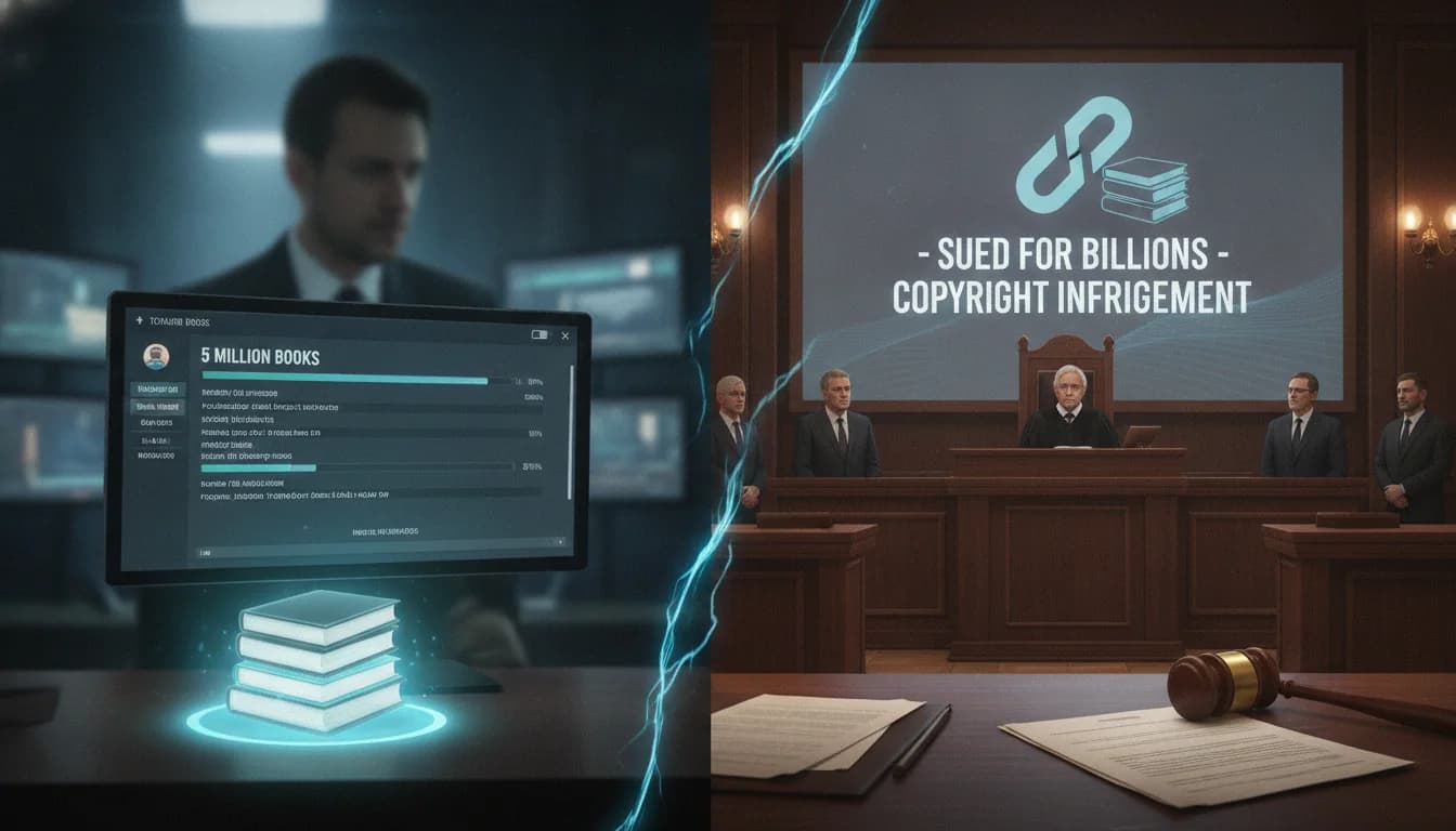 El cofundador de Anthropic, empresa demandada por miles de millones, presuntamente descargó 5 millones de libros por torrent