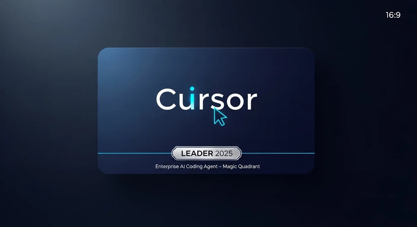 Gartner classe Cursor leader dans le tout premier Magic Quadrant des agents de codage IA d'entreprise