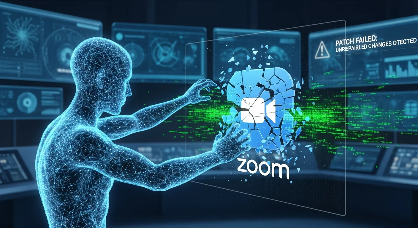 An AI agent cracked Zoom in a day. The patch can't fix what changed.