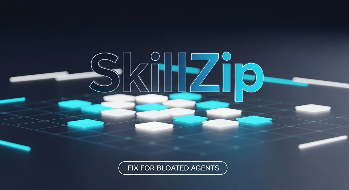 Stop copy-pasting skills: SkillZip's evaluation-free fix for bloated agents